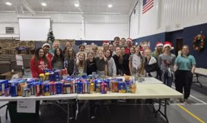 Large group of Keller volunteers