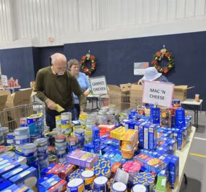 Volunteers Boxing and Sorting